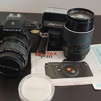 Pentax p30 con vari accessori 
