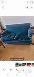 2 divani blu petrolio