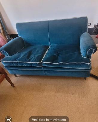 2 divani blu petrolio