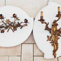 3 coppie di appliques antiche -