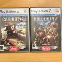 Call of Duty 2 e 3 per Play Station 2