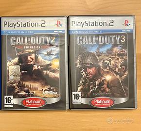 Call of Duty 2 e 3 per Play Station 2