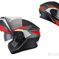 CASCO MODULARE MOTO SCOOTER CGM 508G ROSSO P/J DOP