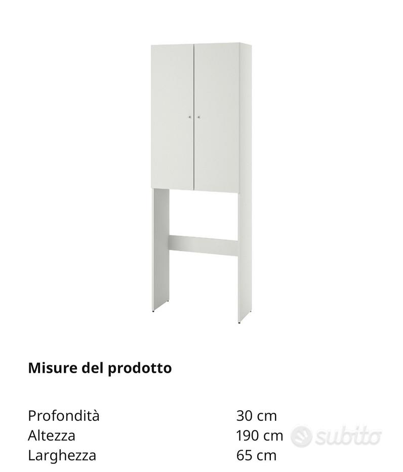 Mobile Mobiletto Bianco per Lavatrice - Arredamento e Casalinghi In vendita  a Roma