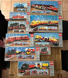 Lego vintage treni 12v nuovi e sigillati