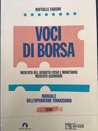 Voci di Borsa -Manuale dell’operatore finanziario-