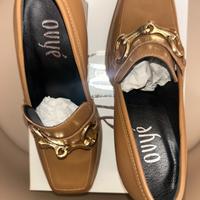 Mocassino Ovyé in pelle color cuoio 36