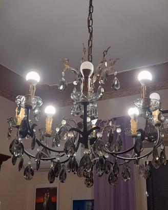 lampadario molto antico anni 50 