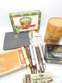 Lotto scatole sigari vintage