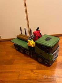 Gioco Bruder Camion per tronchi Scania 03524