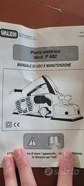 Pialla elettrica VALEX per legno mai usata!
