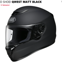 CASCO INTEGRALE SHOEI QWEST MATT BLACK