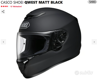 CASCO INTEGRALE SHOEI QWEST MATT BLACK
