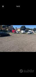 Parcheggio camper furgoni auto e altro