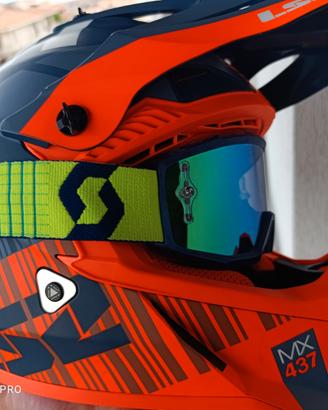 Casco e occhiali enduro/motocross LS2