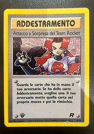 🚀Carta Pokémon Attacco a Sorpresa del Team Rocket