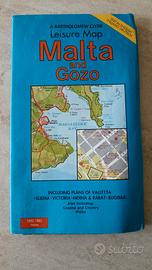 Cartina stradale Malta e Gozo