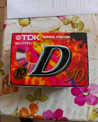 cassette TDK musicali vergini 90