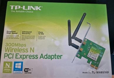 Scheda wireless N TP-LINK PCI Express Adapter