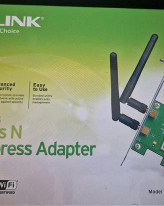 Scheda wireless N TP-LINK PCI Express Adapter