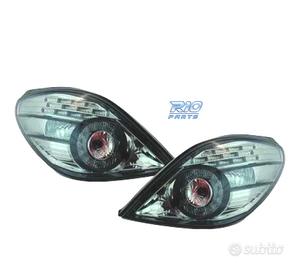 FANALI PEUGEOT 207 CC 06-12 LED FONDO CROMATO