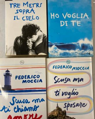 Set di 4 libri di Federico Moccia