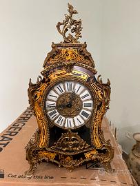antico orologio da camino Boulle del 1910