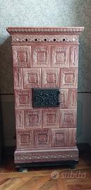 Antica stufa in maiolica