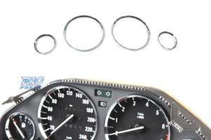 CERCHI CROMATI QUADRO STRUMENTI BMW E30 LOOK M3