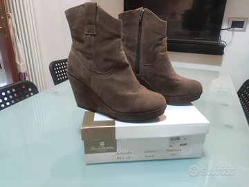 Stivaletto donna con zeppa n. 38 Renato Balestra