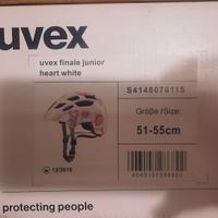 Casco uvex finale junior heart white 51-55