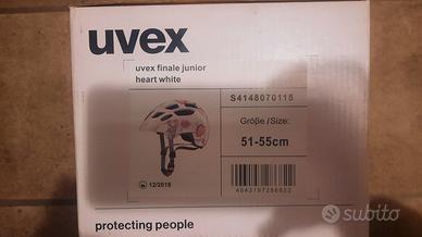Casco uvex finale junior heart white 51-55