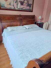 Copriletto ad uncinetto estivo in cotone Freccia 