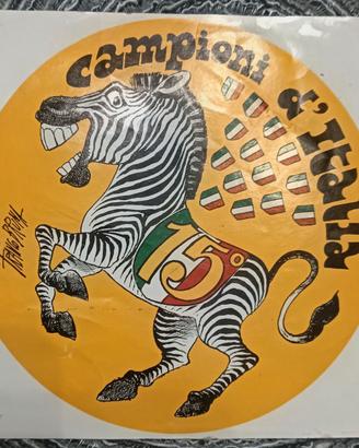 Juve adesivo scudetto 15, 1972/73