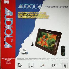 TV PORTATILE + ANTENNA AMPLIFICATA
