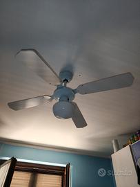 lampadario con pale 