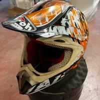 Casco airoh arancio