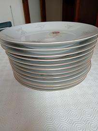12 piatti piani Rosenthal 
