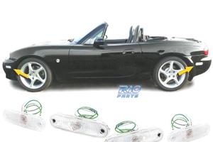 FRECCIE LATERALI PER MAZDA MX5 89-05 BIANCO