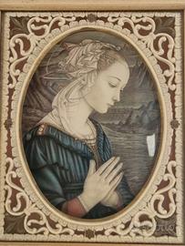 Quadro vintage con immagine sacra