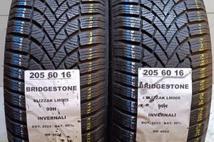 2 GOMME 205 60 16 BRIDGESTONE RIF4024