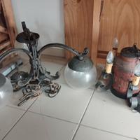 lampadari in ferro battuto 