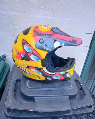 Casco motocross bell vintage da collezione