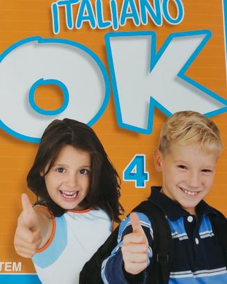 Libro scolastico eserciziario italiano.