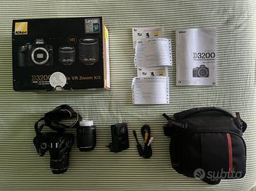 Nikon D3200 Double VR Zoom Kit - 18-55 + 55-200 VR