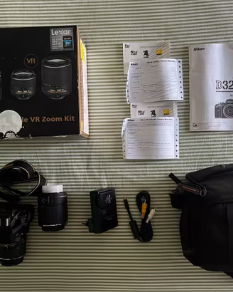 Nikon D3200 Double VR Zoom Kit - 18-55 + 55-200 VR