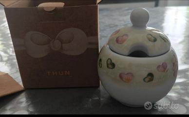 Zuccheriera THUN con coperchio – nuova