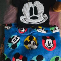 plaid topolino con cappucio