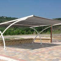 Tettoia mt.5x5 con rete SENZA PERMESSO