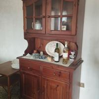 credenza, tavolo e sedie country
